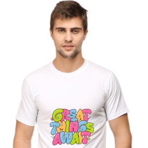 Great Things Await Men’s T-shirt
